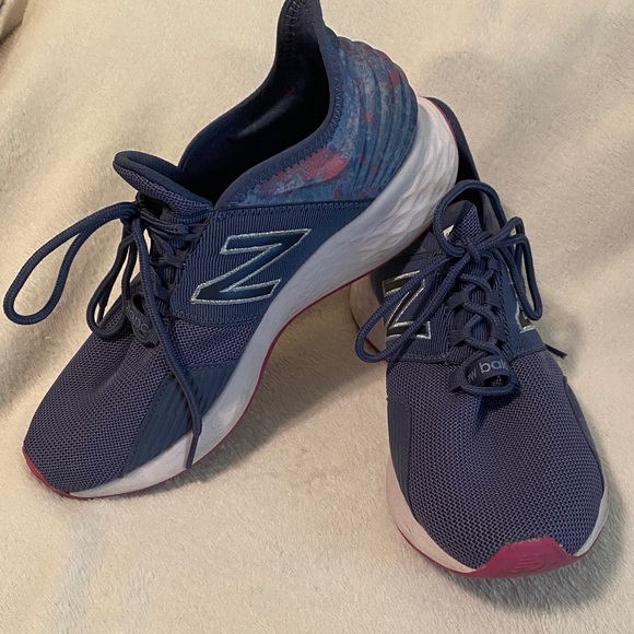 New Balance Shoes - New Balance Women's Navy and Rose Athletic Shoes